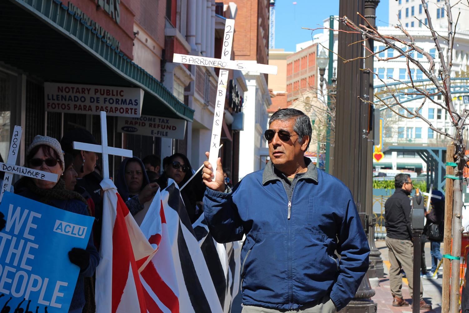 Silent+march+in+El+Paso