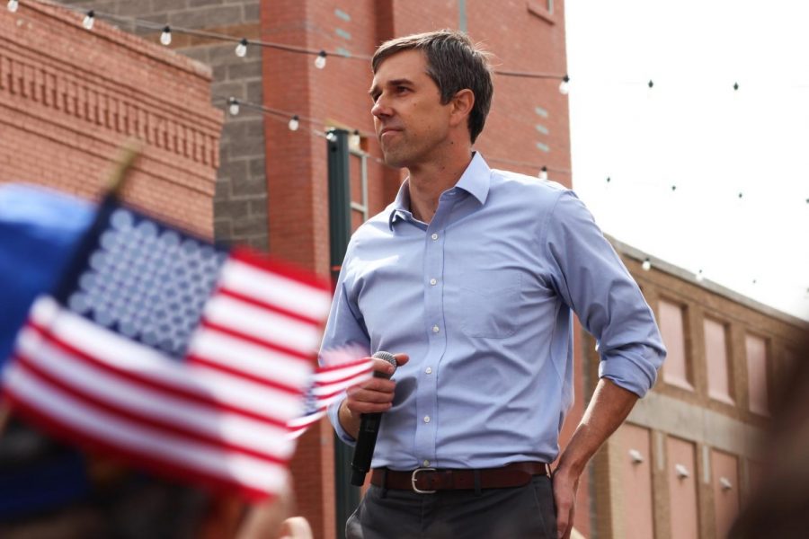 Beto ORourke rallies in El Paso Saturday March 30th. 