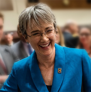 U.S. Secretary of the Air Force, Heather Wilson, has been selected to succeed Dr. Diana Natalicio as UTEP president. (Photo courtesy of UT System) 
