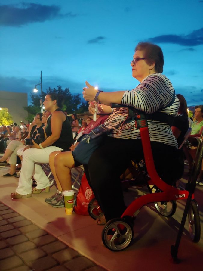 Las Cruces residents lit candles Monday evening to remember victims of a mass shooting that killed 22 at an El Paso Walmart Saturday, Aug. 2. The vigil hosted by the City of Las Cruces to express solidarity.
