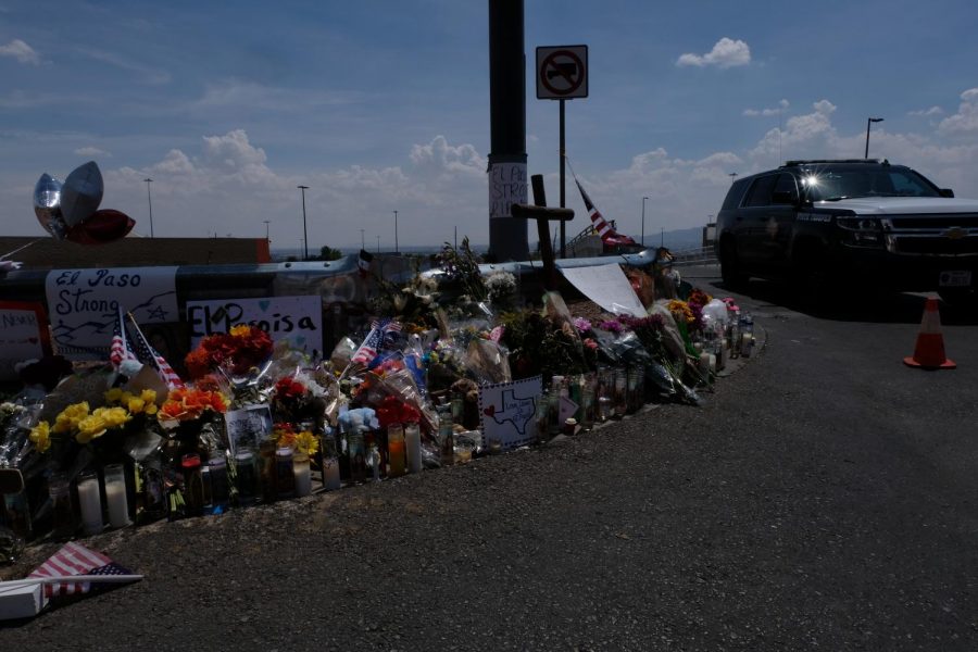 Candles and signs that read El Paso Strong are many items that were included in memorials for the victims of Saturdays mass shooting.