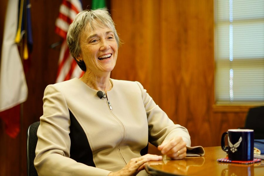 UTEP President Heather Wilson.