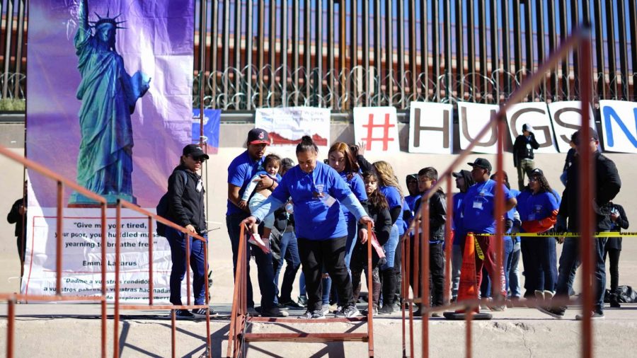 The Mexican-American border opens its door to the annual “Hugs Not Walls” event Saturday Oct. 26, 2019.