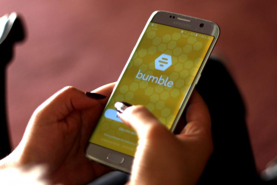 Bumble is a d social and dating application that facilitates communication between interested users.