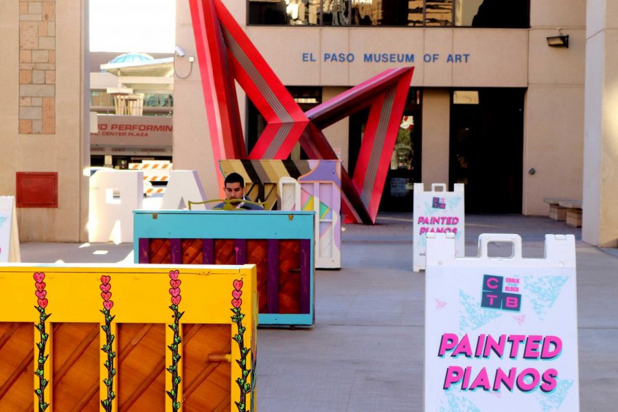 Local artist showcase their painted pianos at 2019 Chalk The Block, El Paso.