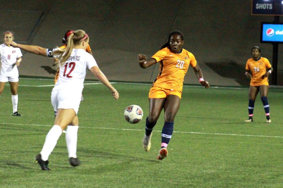 UTEP women’s soccer vs. WKU at El Paso, Texas.