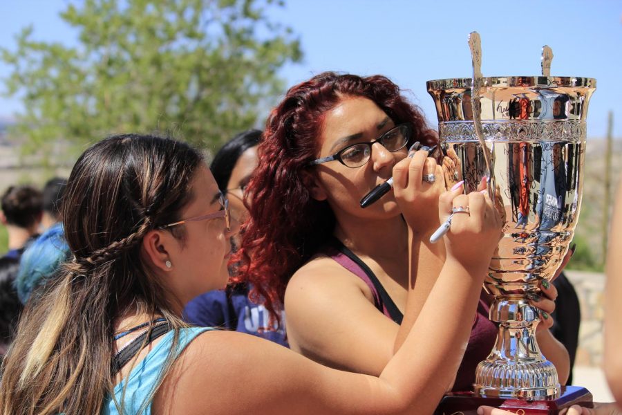 UTEP students represent their organizations at the RSOlympics Friday, Sept. 27.