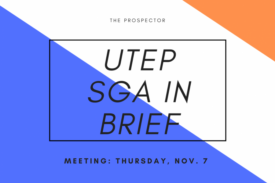 SGA in brief: Nov. 7 meeting