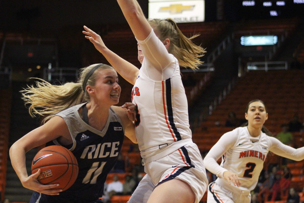 UTEP+falls+to+first-place+Rice+69-61+in+a+tough+conference+matchup