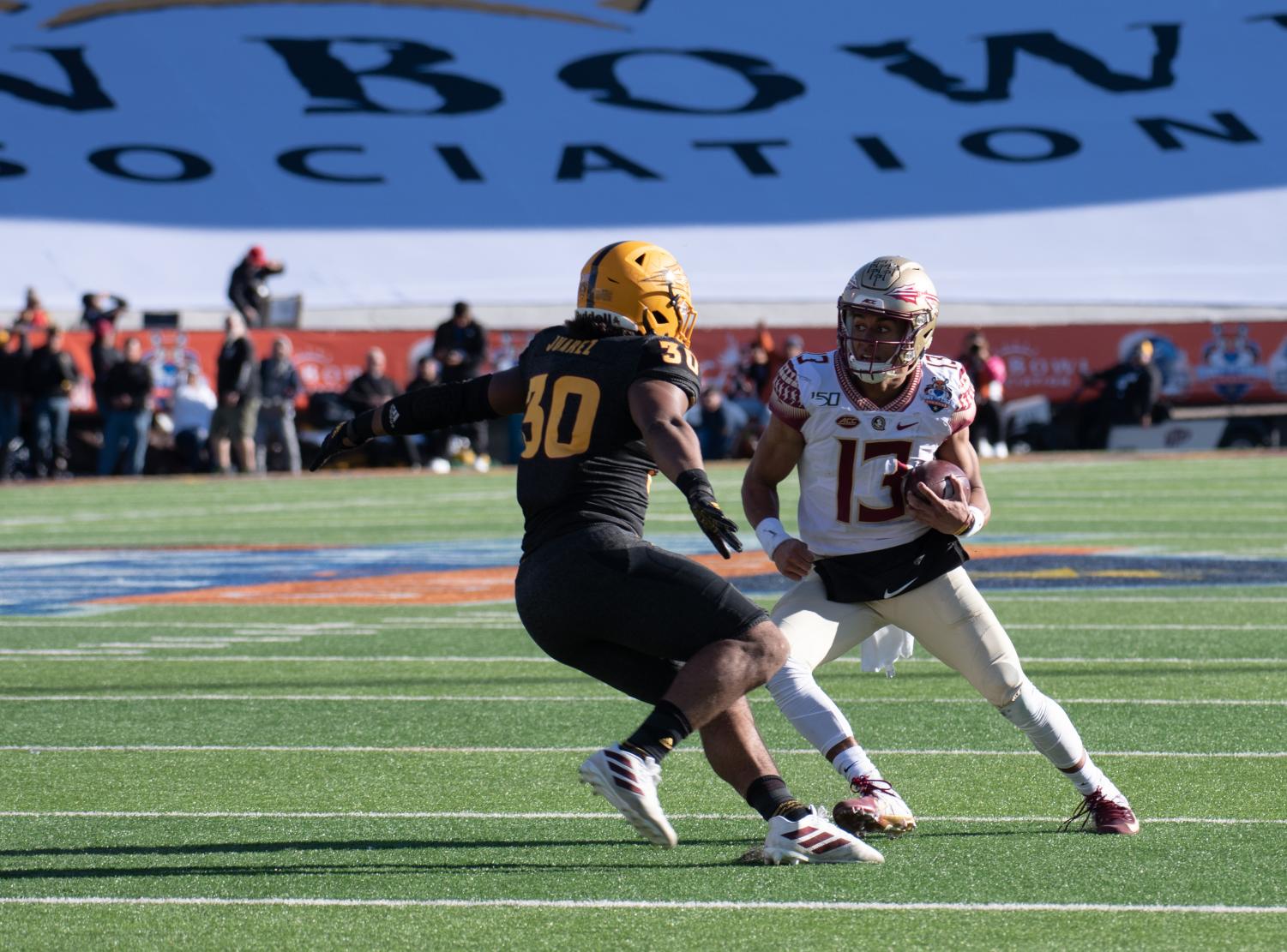 Turnovers+plague+Florida+State+as+Arizona+State+wins+20-14+in+the+86th+annual+Tony+The+Tiger+Sun+Bowl
