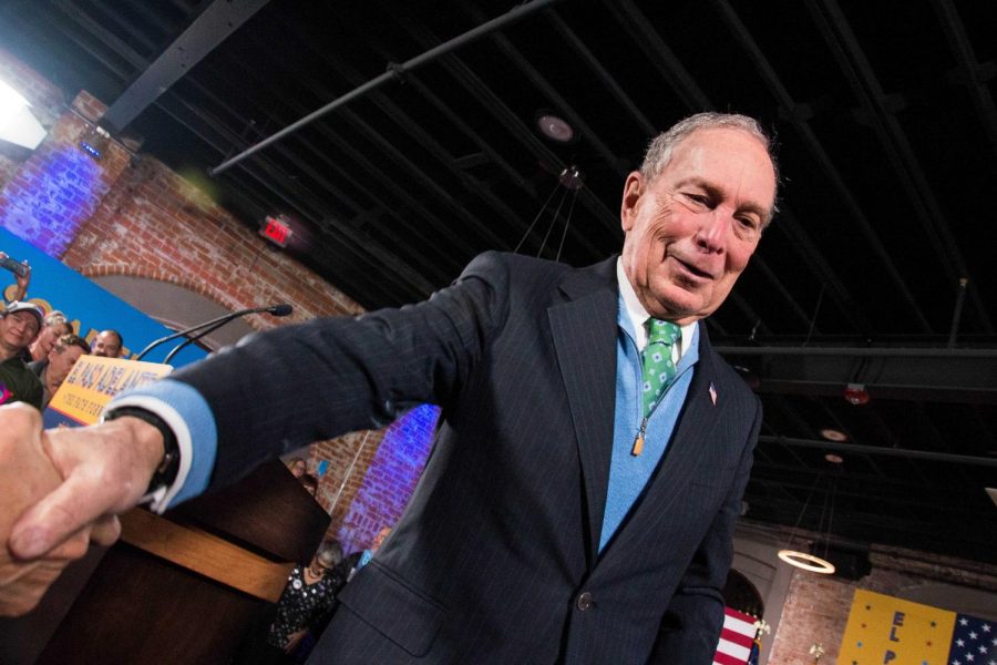 Over 100 people were in attendance to greet Democratic Presidental Candidate Michael Bloomberg in Downtown El Paso Wednesday Jan. 29, 2020.