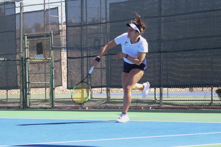 Senior Vanessa Valdez awaits return versus ACU Saturday Feb. 2, 2019.