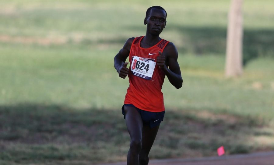 Cheruiyot ran in his first 5000m race and posted the third best time in Conference USA (C-USA) this season. 