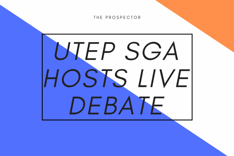 UTEP’s Student Government Association (SGA) hosted a Facebook Live debate considering the COVID-19 pandemic for candidates vying for executive positions.  