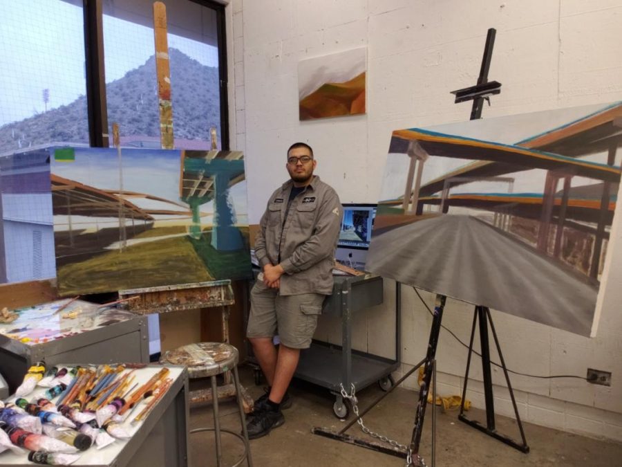 “A profession in the arts has always been discouraged by others, and some people do listen and branch off to other professions and I think if they ever wonder, what if they hadn’t listened to everyone else?” said Vicente Delgado, a UTEP senior graduating with a double major in printmaking and painting. 