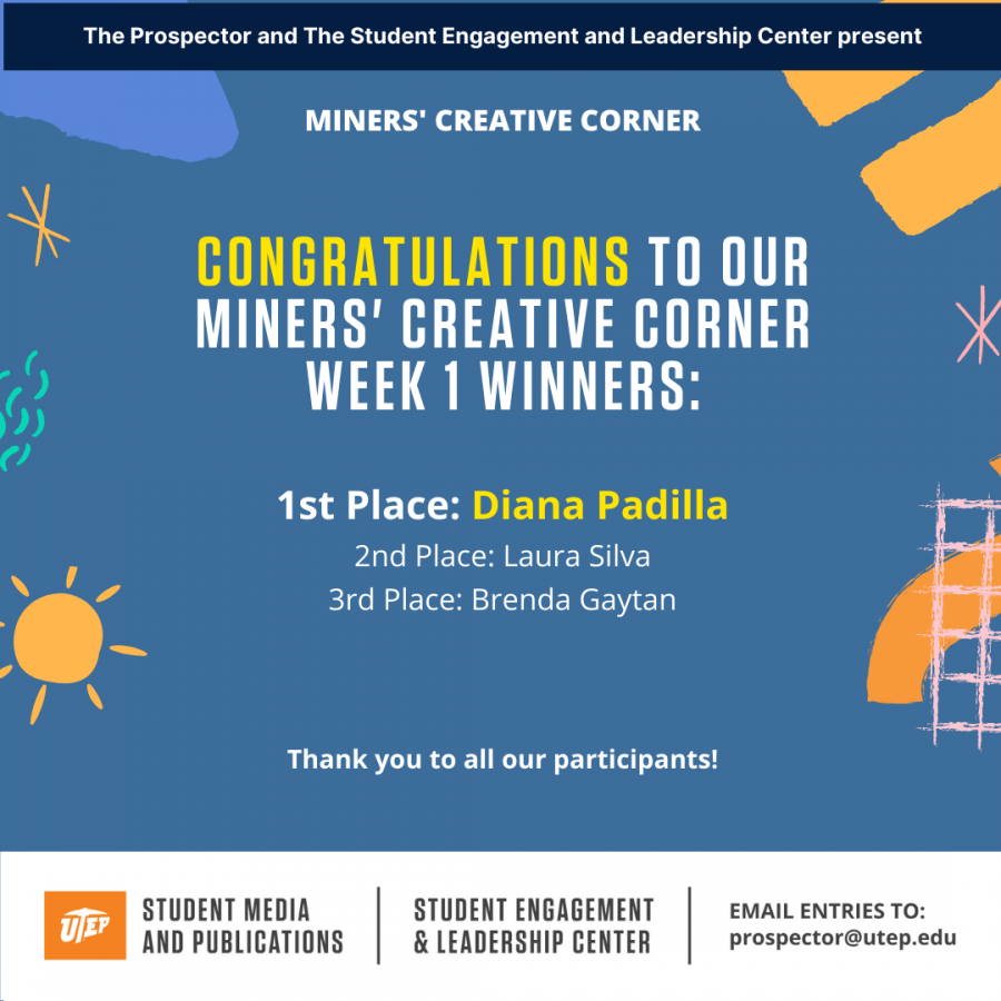 Miners Creative Corner The Prospector utep summer 2021 calendar