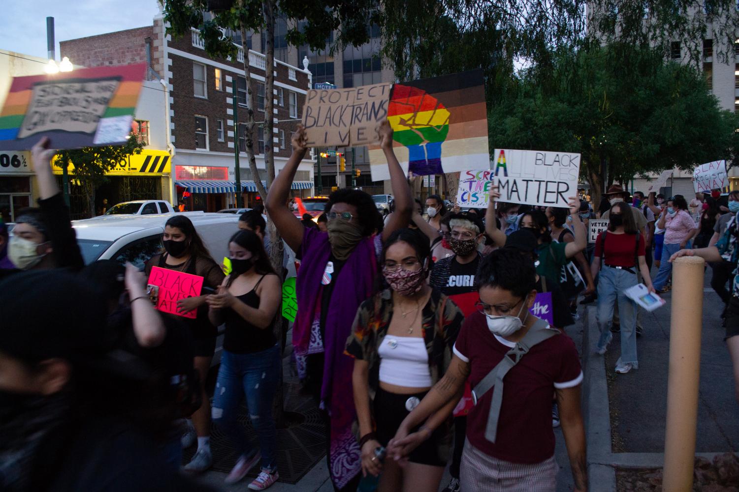 LGBTQI+community+come+together+for+%E2%80%98Queer+Solidarity+March%E2%80%99+in+Downtown+El+Paso