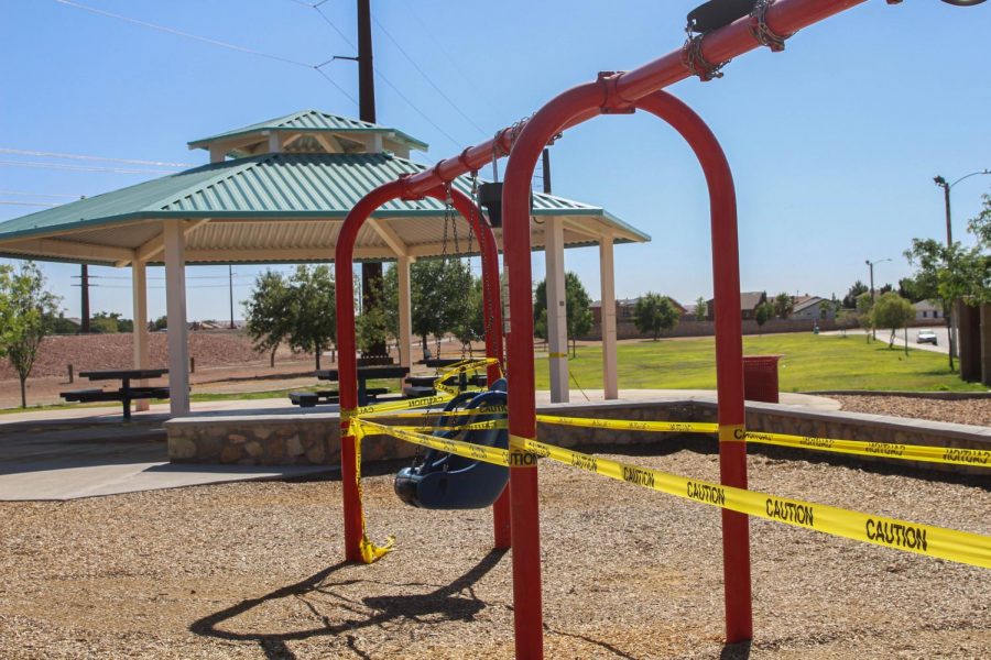 City and  state parks reopened Monday June 8, playground equipment is still of limits until further notice. 