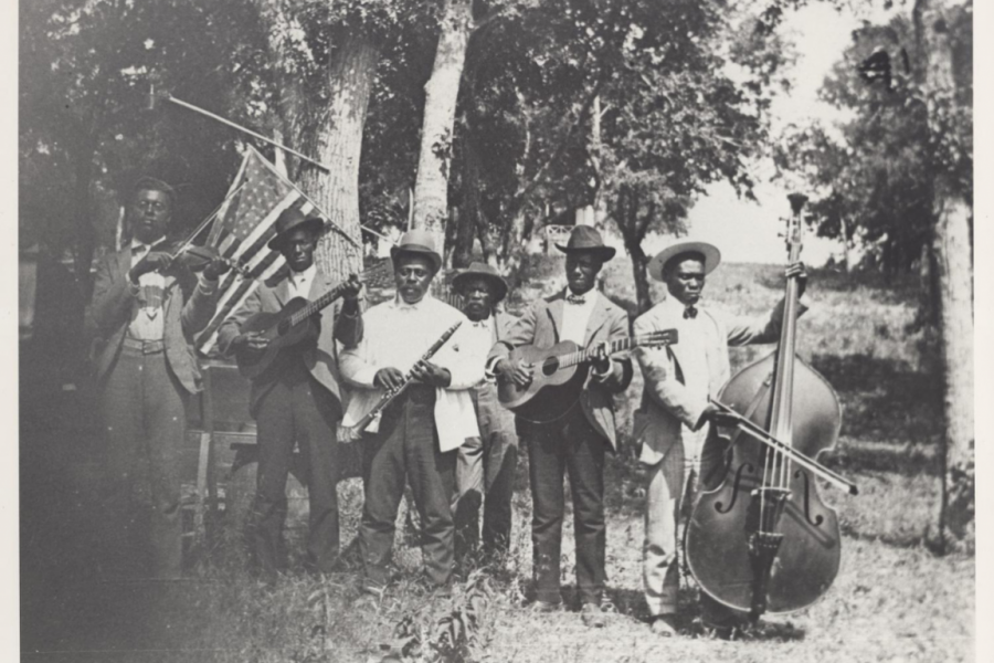 Celebration band, June 19, 1900 