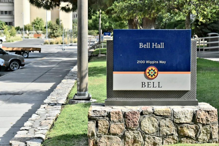 Bell Hall houses the Department of Mathematical Sciences.