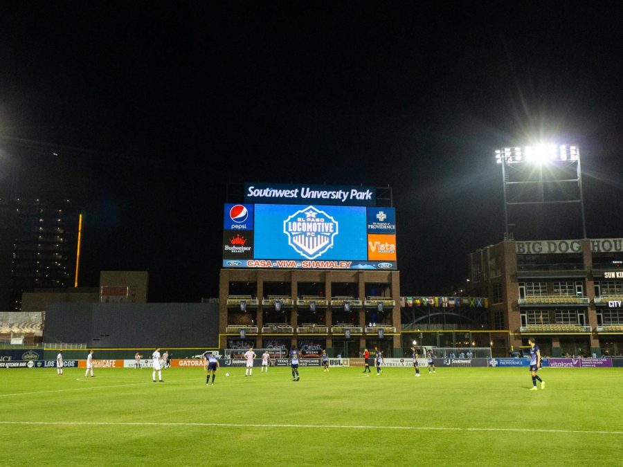 Lanscape view before El Paso Locomotives game at the Southwest University Park, Saturday, Sept. 19.
