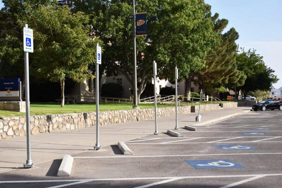 UTEP’s ADA parking fee for the 2019-2020 school year cost $500 and $250 fee for employees and students respectively. 