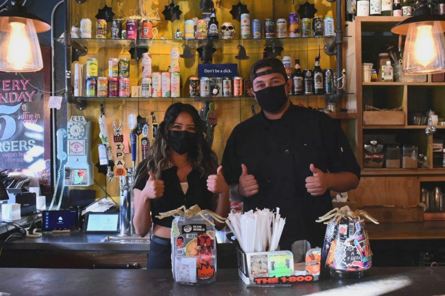 Joe Vinny & Bronsons Bohemian Café owner Christina Estrada implemented several safety measures such as switching from silverware to disposable utensils within her café prior to the citywide shutdown.