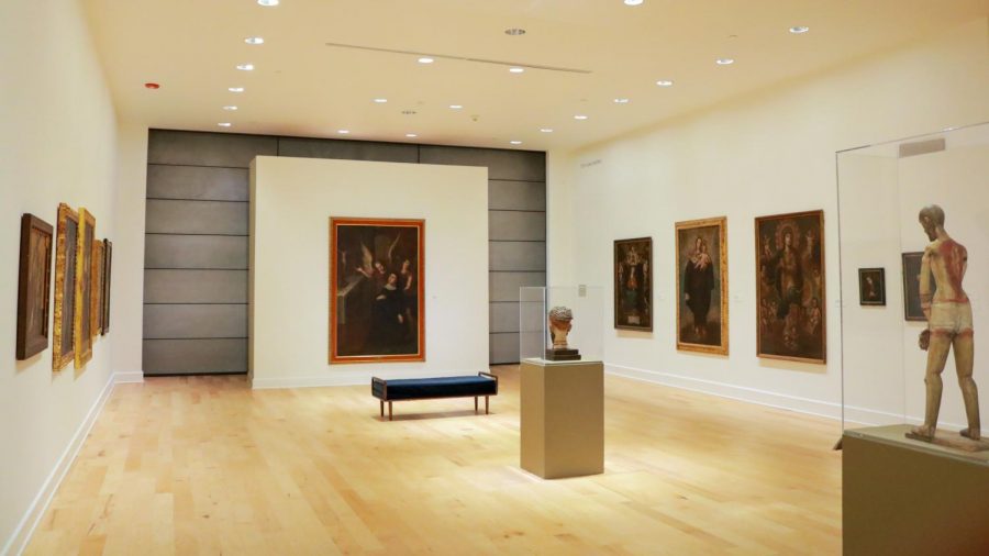 The+Latin+American+exhibit+features+paintings+and+sculptures+from+the+Spanish+Colonial+Era.+