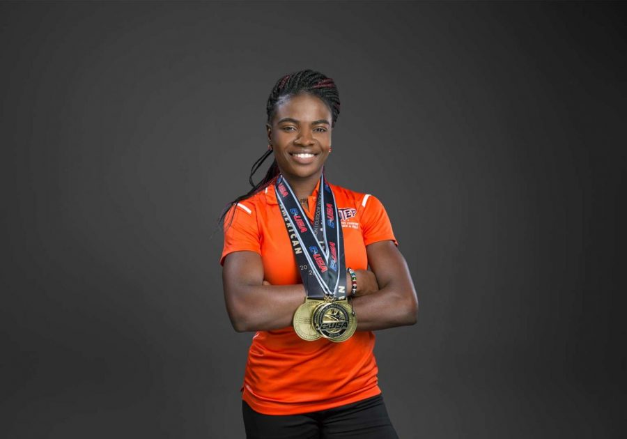 UTEP+alumnus+Tobi+Amusan+will+represent+Nigeria+in+the+2021+Olympics+competing+in+the+400+meter+hurdles.