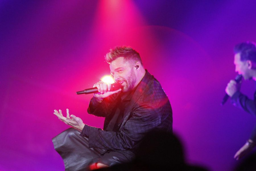 Ricky Martin performs at the Don Haskins Center Nov. 10, 2021