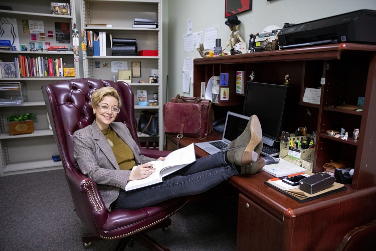 UTEP faculty Georgina Hernandez Escobar, Thursday, January 30, 2020, in El Paso, Texas. Photo by Ivan Pierre Aguirre/UTEP Communications