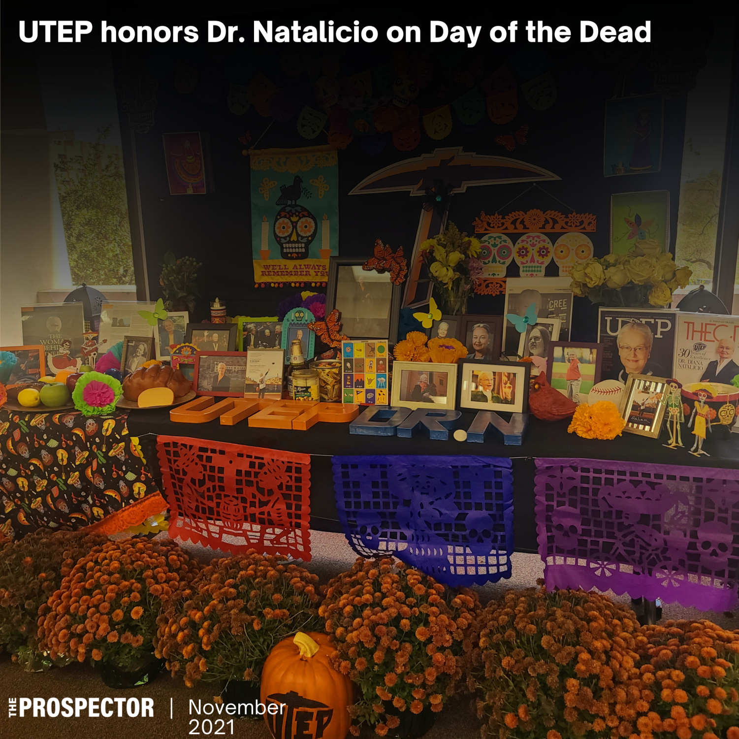 UTEP+honors+Dr.+Natalicio+on+the+Day+of+the+Death
