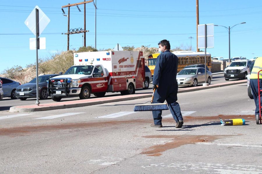 On+Monday+Jan.+31+UTEP+police+responded+to+an+accident+outside+Sunbowl+garage+after+a+driver+reportedly+hit+a+pedestrian.+