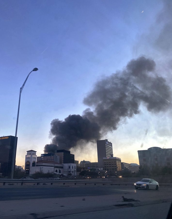El Paso Fire Department responded to a growing fire Friday, Feb. 4 in DeSoto Hotel shortly after 5:30 p.m.