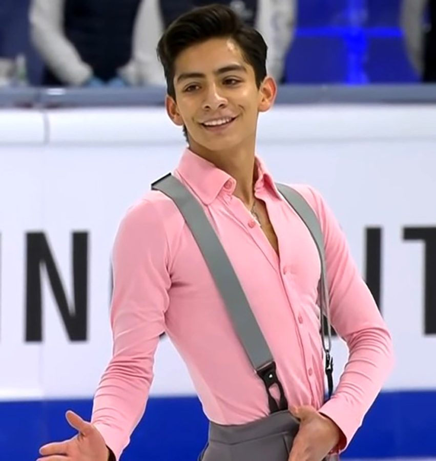 Mexican figure skater Donovan Carrillo. Photo courtesy of Unomasuno website.