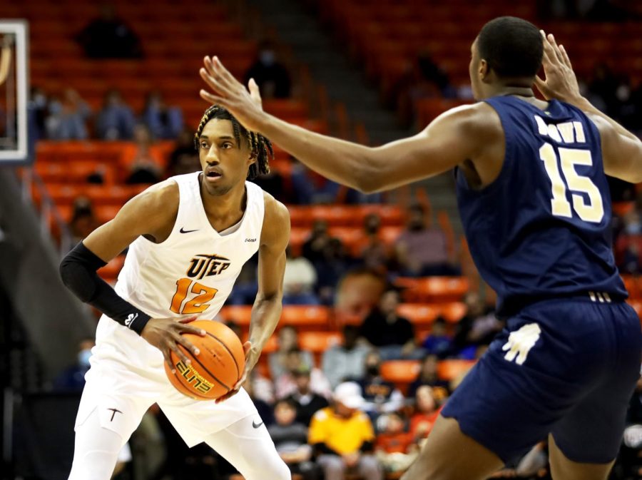 UTEP men’s basketball goes against Middle State Tennesse University at the Murphy Center Feb. 21. The men lost 77-59.  