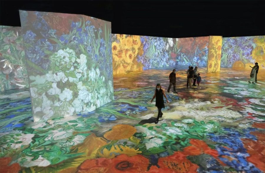 Immerse yourself in Van Gogh’s art interactive exhibit