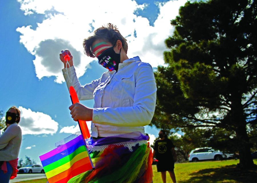 Cal Spencer plays with their friends on March. 27, at Memorial Park.