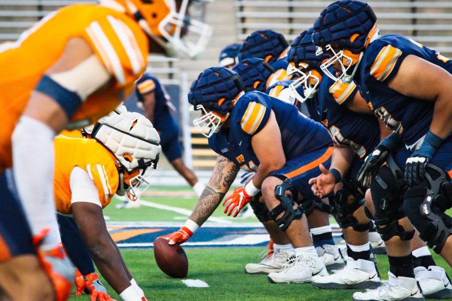 Over 1,000 fans attended the “Spring Showcase” on April 8 as the football team finished up its Spring season. The Miners will return for their fall season Aug. 27.