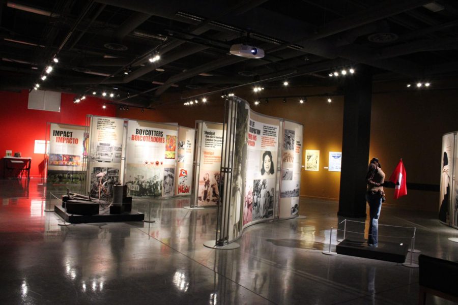 The Dolores Huerta exhibit located at the Museum of History on 510 N Santa Fe St.  
