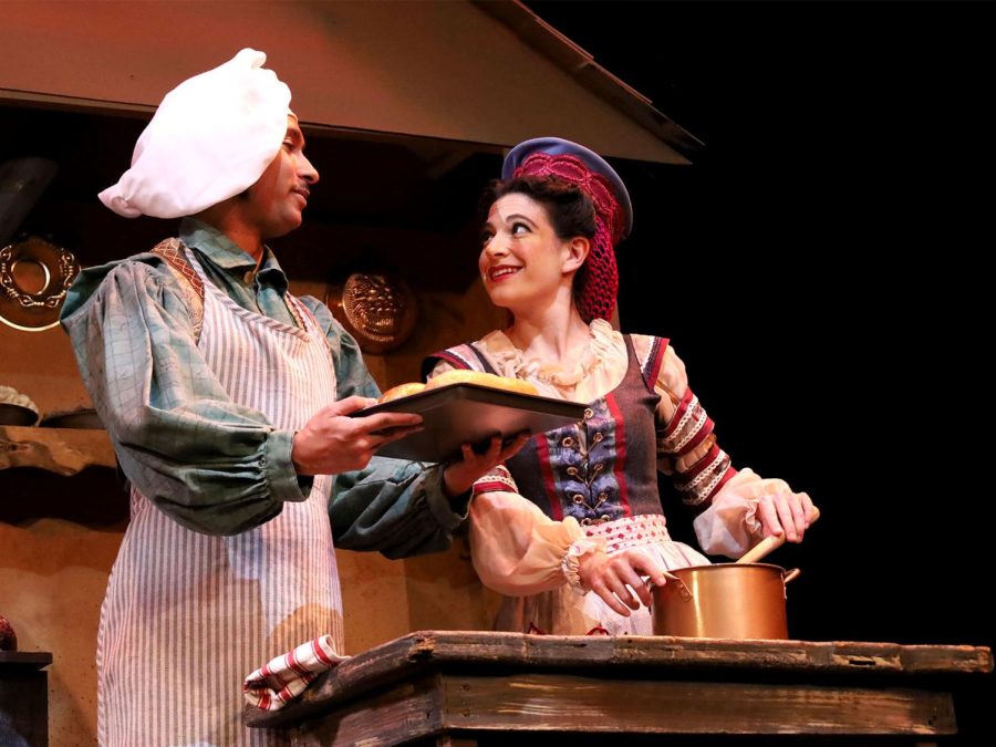The Baker and the Baker’s Wife are played by Bryant Webb and Mindy Escobar-Leanse, April 11 with a premiered show April 22. 