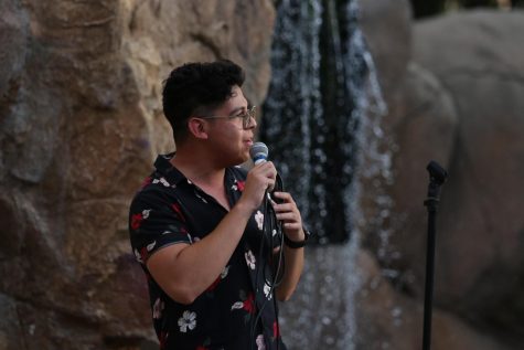Local pop artist Josh Galindo goes on stage for the first time in his career as he performs both released and unreleased songs. 