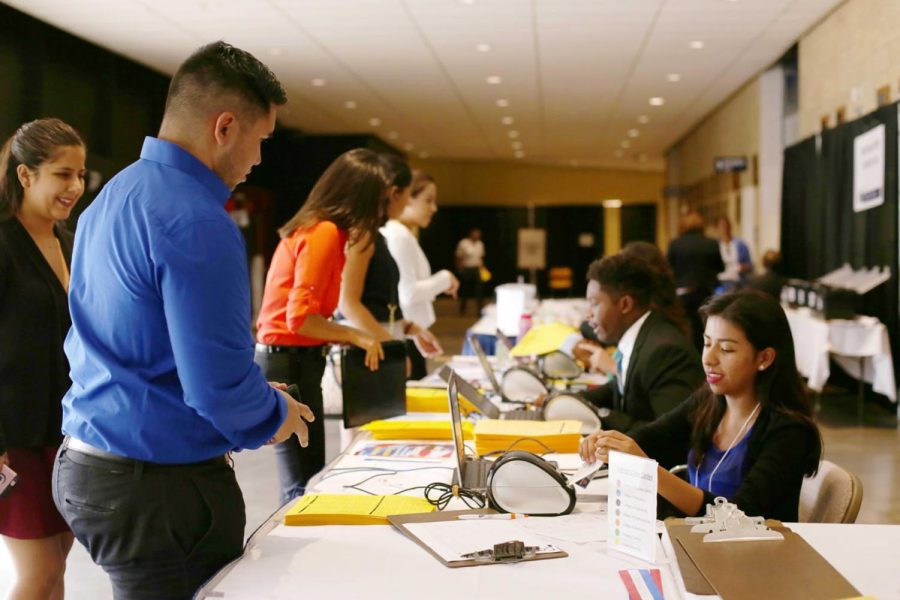 The+Career+Expo+will+take+place+Sept.+22+and+23+at+the+Don+Haskins+Center+and+will+host+about+140+companies.+Students+will+be+provided+with+opportunities+to+network+with+future+employers.++The+Prospector+archive.