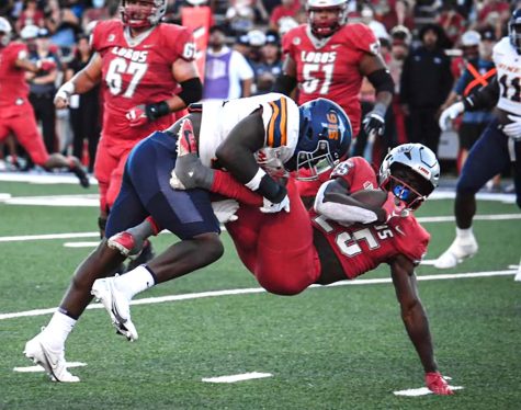 The UTEP Miners lose 27-10 to the University of New Mexico Sept. 17 in Albuquerque, New Mexico.  