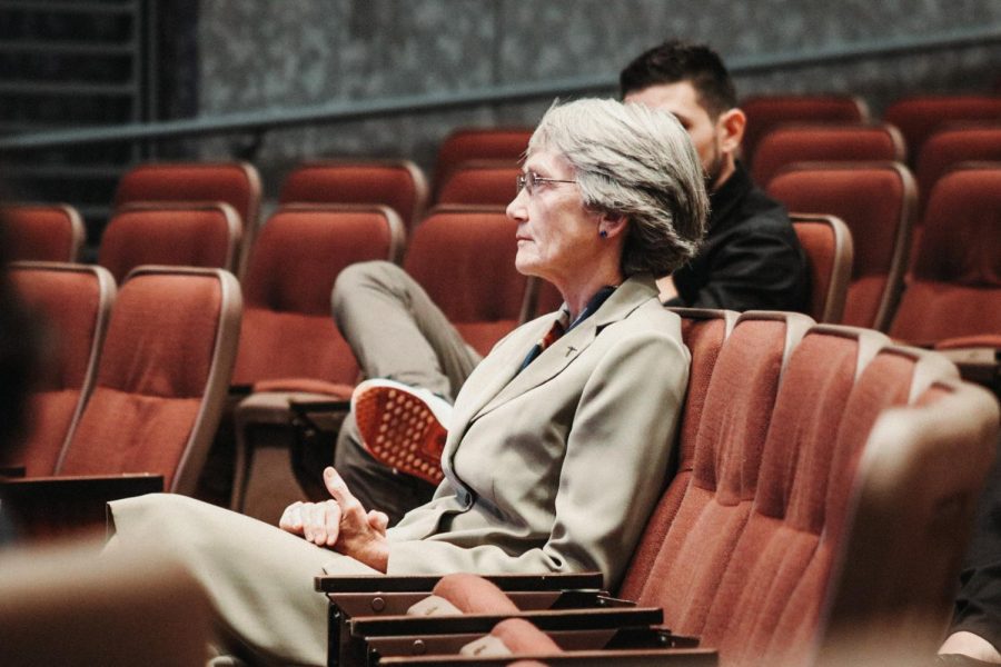 President Heather Wilson attends UTEP’s research Forum.