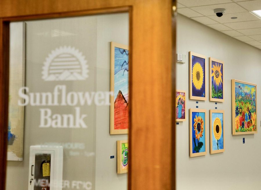 The+Sunflower+Bank+has+an+art+installation+with+El+Paso+Children%E2%80%99s+Hospital+Foundation+to+recognize+Pediatric+Cancer+Awareness+month.++