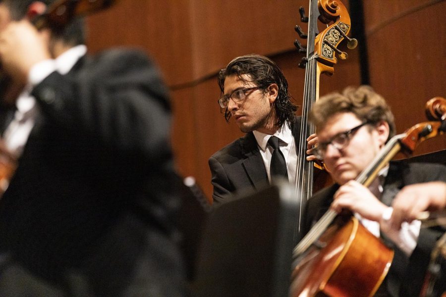 UTEP’s Symphony Orchestra performs their first performance at the Fox Fine Arts Center Sept. 27. 