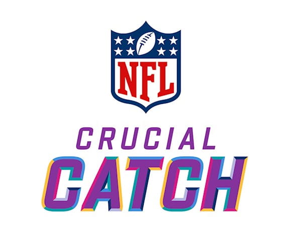 The NFL’s Crucial Catch initiative helps bring awareness to different forms of cancer and collaborates with the American Cancer Society. Photo courtesy of NFL Crucial Catch. 