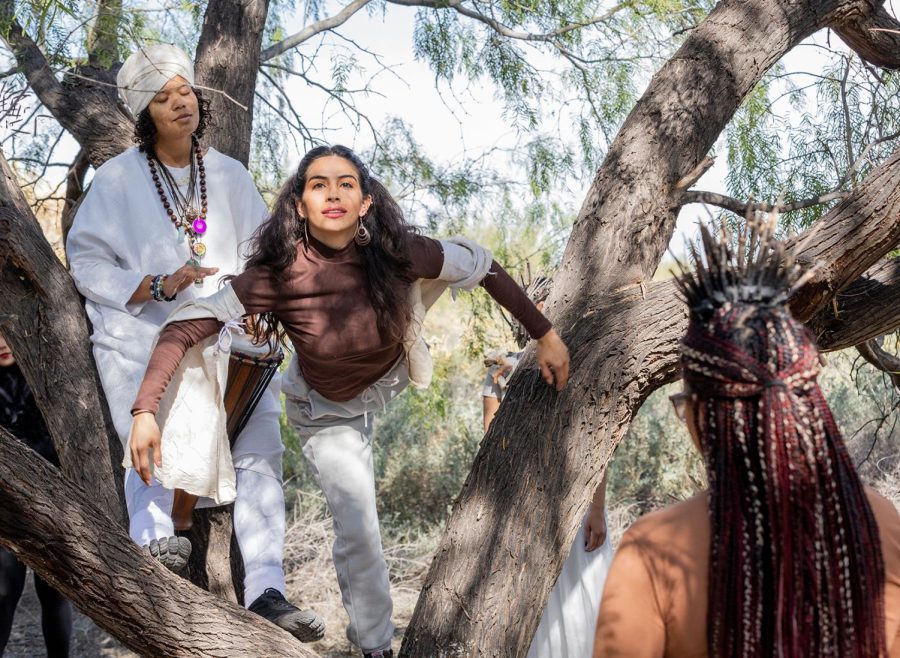 The Rubin Center for the Visual Arts and the Center for Enviornmental Resource Management (CERM) collaborated for “Experiencing the Bosque” at the Rio Bosque Wetlands Part Nov. 5. 