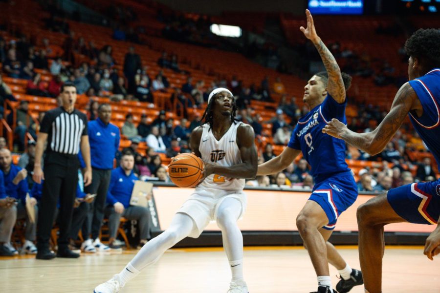 UTEP Men’s basketball defeated Louisiana Tech 60-55 at the Don Haskins Center Dec. 17. Photo courtesy of UTEP Strategic Communications 